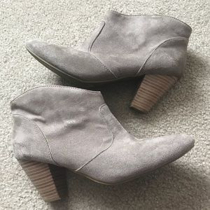 Taupe booties